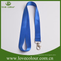 Cheap Custom design your own bule plain nylon lanyard no minimum order